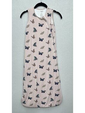 Kyte Baby Sleep Sack Large 1.0 Tag Pink Butterflies Bamboo Sleeveless Zipper